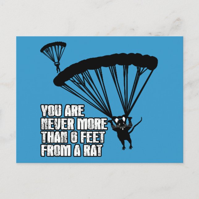 Funny rat postcard (Front)