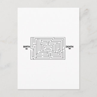 Funny Rat Race Maze Postcard