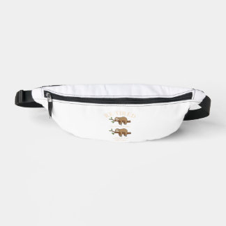 Funny Re-Tired Definition Sloth T-Shirt Bum Bags
