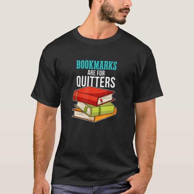 Funny Reader Reading Literary Books Lover Fan T-Shirt (Front)