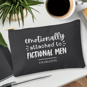 Funny Reader's Saying Personalised Charcoal Pencil Accessory Pouch