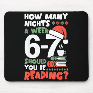 Funny Reading 67 Meme Englieacher Christmas Book L Mouse Pad