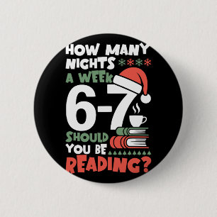 Funny Reading 67 Meme English Teacher Christmas Bo 6 Cm Round Badge