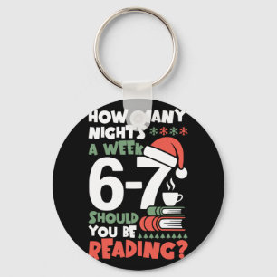 Funny Reading 67 Meme English Teacher Christmas Bo Key Ring
