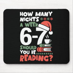Funny Reading 67 Meme English Teacher Christmas Bo Mouse Pad