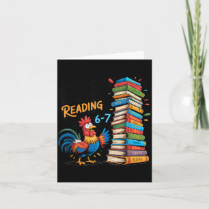 Funny Reading 67 Six Seven Meme Englieacher Book L Card