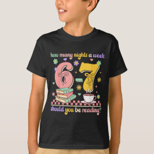Funny Reading 67 Teacher Six Seven Reading 6 7 Boo T-Shirt