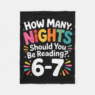 Funny Reading 6 7 Six Seven Meme Englieacher Book  Fleece Blanket