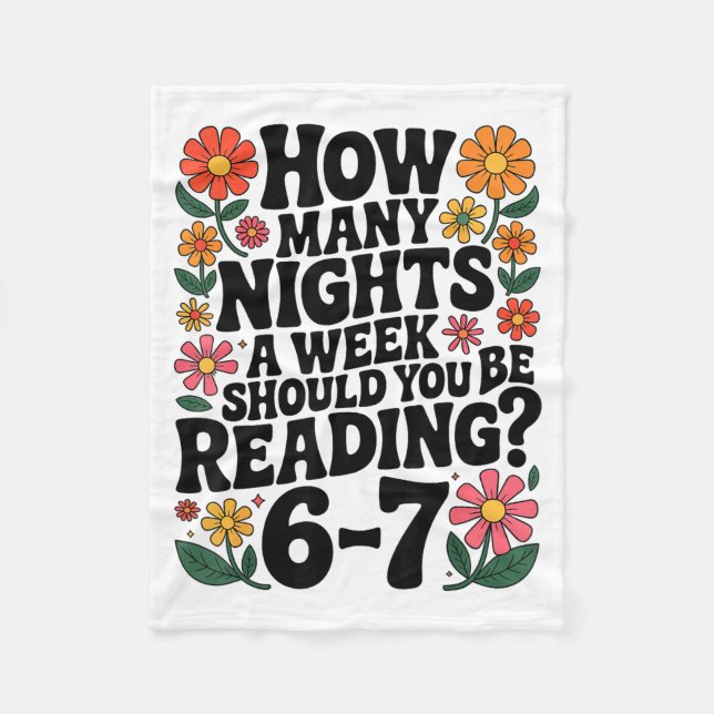 Funny Reading 6 7 Six Seven Meme Englieacher Book  Fleece Blanket (Front)
