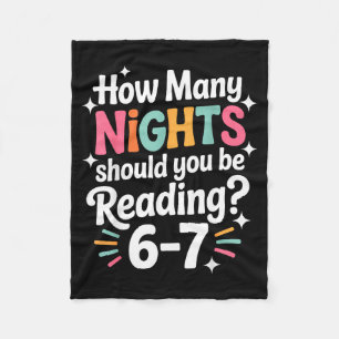 Funny Reading 6 7 Six Seven Meme Englieacher Book  Fleece Blanket