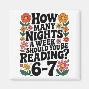 Funny Reading 6 7 Six Seven Meme Englieacher Book Magnet