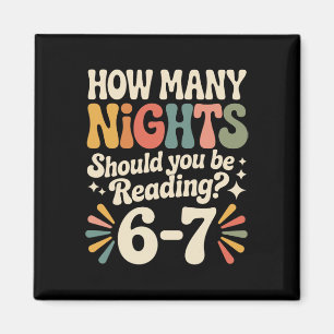 Funny Reading 6 7 Six Seven Meme English Teacher B Magnet