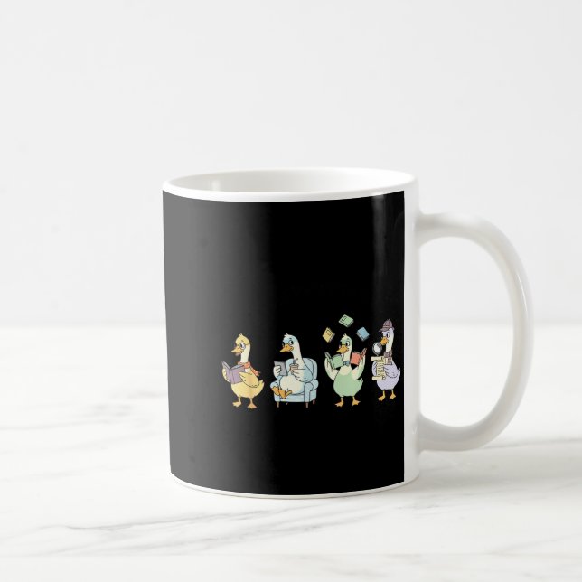 Funny reading book lover  coffee mug (Right)