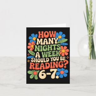 Funny Reading Book Teacher 67 Six Seven Meme  Card