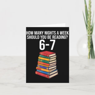 Funny Reading Book Teacher 67 Six Seven Meme  Card