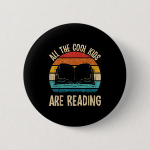 Funny Reading Books Nerd Bookish Library Bookshelf 6 Cm Round Badge