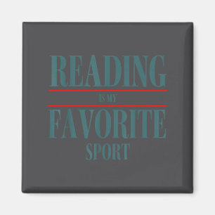 Funny Reading Is My Favorite Srt Book Lover Quote Magnet