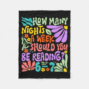 Funny Reading Six Seven Meme Book Lover 67 Teacher Fleece Blanket