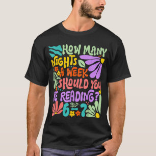 Funny Reading Six Seven Meme Book Lover 67 Teacher T-Shirt
