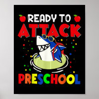 Funny Ready To Attack Preschool Teacher Kids Back 