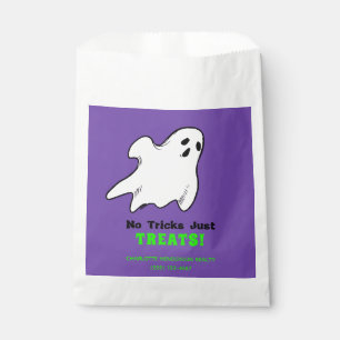 Funny Real Estate Ghost Halloween Treat Favour Bags