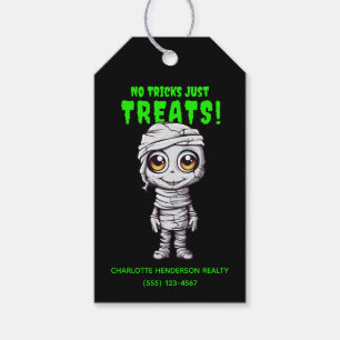 Funny Real Estate Mummy Halloween Gift Tags