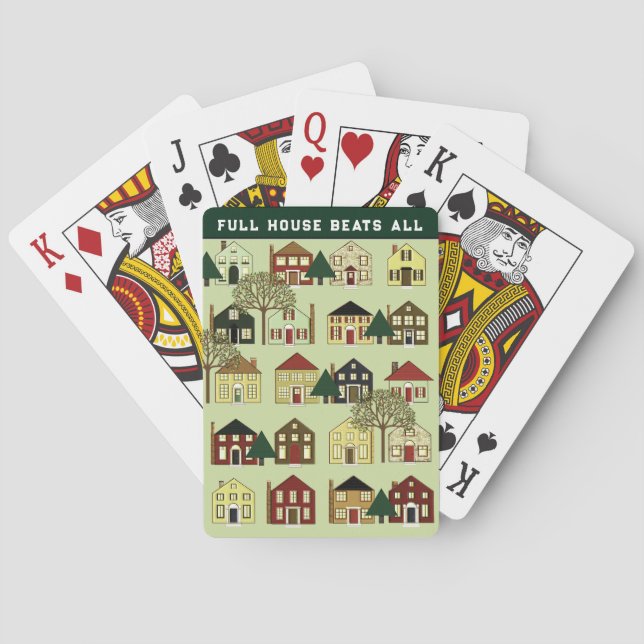 Funny Realtor Gift Playing Cards (Back)