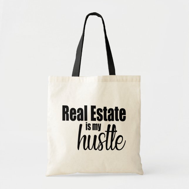 Funny Realtor Gift Real Estate Agent Broker Tote Bag (Front)