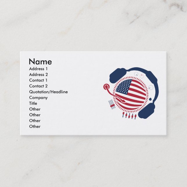 Funny_Record Business Card (Front)