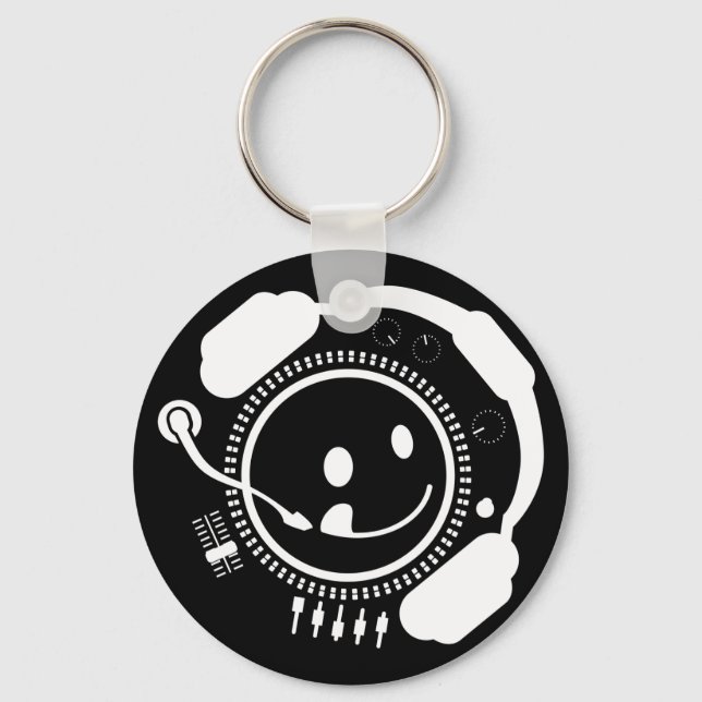 Funny_Record Key Ring (Front)