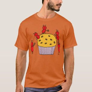 Funny Red Ants Working Together  T-Shirt