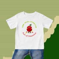 Funny red apple