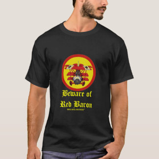 Funny red baron plane cool t-shirt design