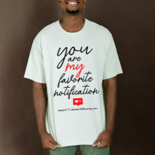 Funny Red Black Love Digital Social Media Script T-Shirt