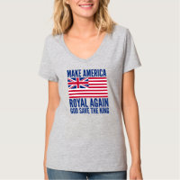 Funny Red Blue Make America Royal Again Flag