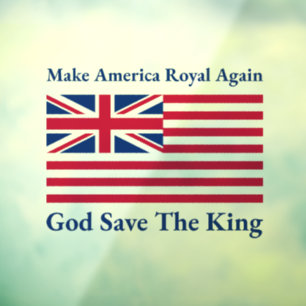 Funny Red Blue Make America Royal Again Vector Art