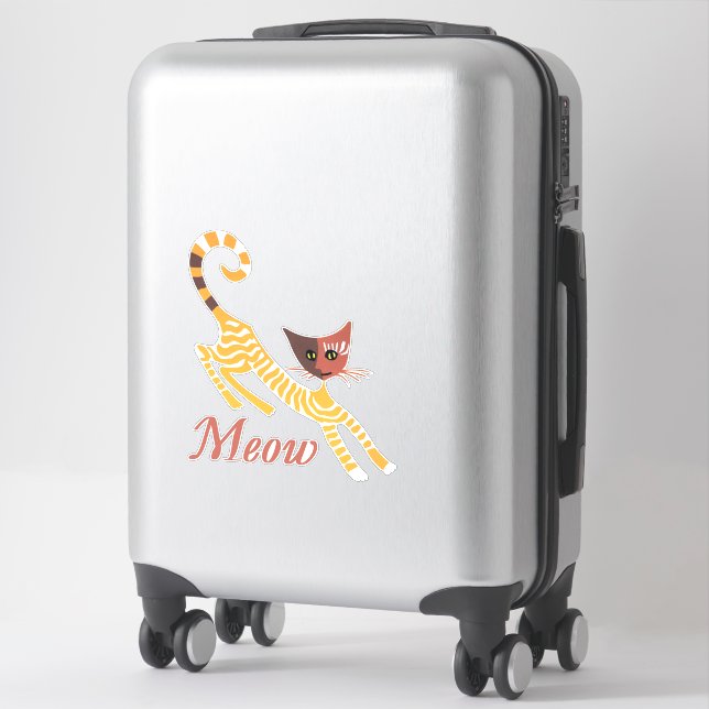 Funny red cat (Suitcase)