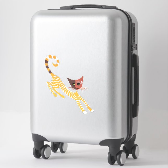 Funny red cat (Suitcase)