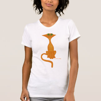 Funny red cat t-shirt design