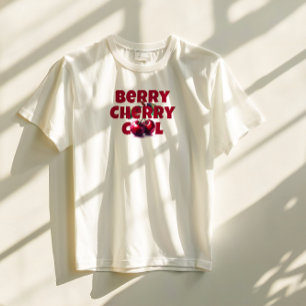 Funny red cherry vibe slogan mother day T-Shirt