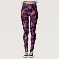 Funny Red Crab, Crawfish Nautical Ocean 