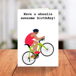 Funny red cycling pun birthday card for cyclist<br><div class="desc">🌶️ Put a smile on a face with this funny cycling birthday card! - Simply click to personalise this design 🔥 My promises - This design has unique hand drawn elements (drawn my me!) - It is designed with you in mind 🙏 Thank you for supporting my small business -...</div>