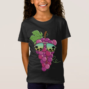 Funny Red Grapes With Sunglasses Outfit Love Grape T-Shirt