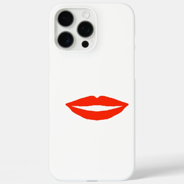 Funny Red Lips iPhone / iPad case (Back)