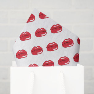 Funny Red Lips  Tissue Paper