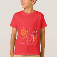 Funny Red Orange Nutcracker Marching Band Boys' T