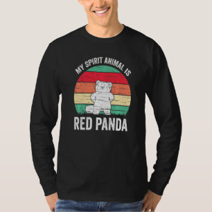 Funny Red Panda Trending  My Spirit Animal Is Red  T-Shirt