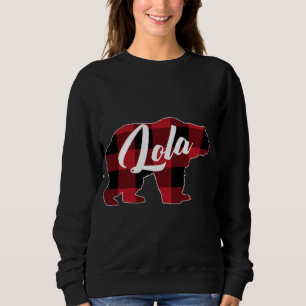 Funny Red Plaid Buffalo Bear Apparel, Filipino Lol Sweatshirt
