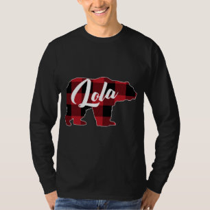Funny Red Plaid Buffalo Bear Apparel, Filipino Lol T-Shirt