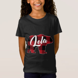 Funny Red Plaid Buffalo Bear Apparel, Filipino Lol T-Shirt
